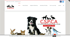 Desktop Screenshot of cspca.ie