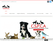 Tablet Screenshot of cspca.ie